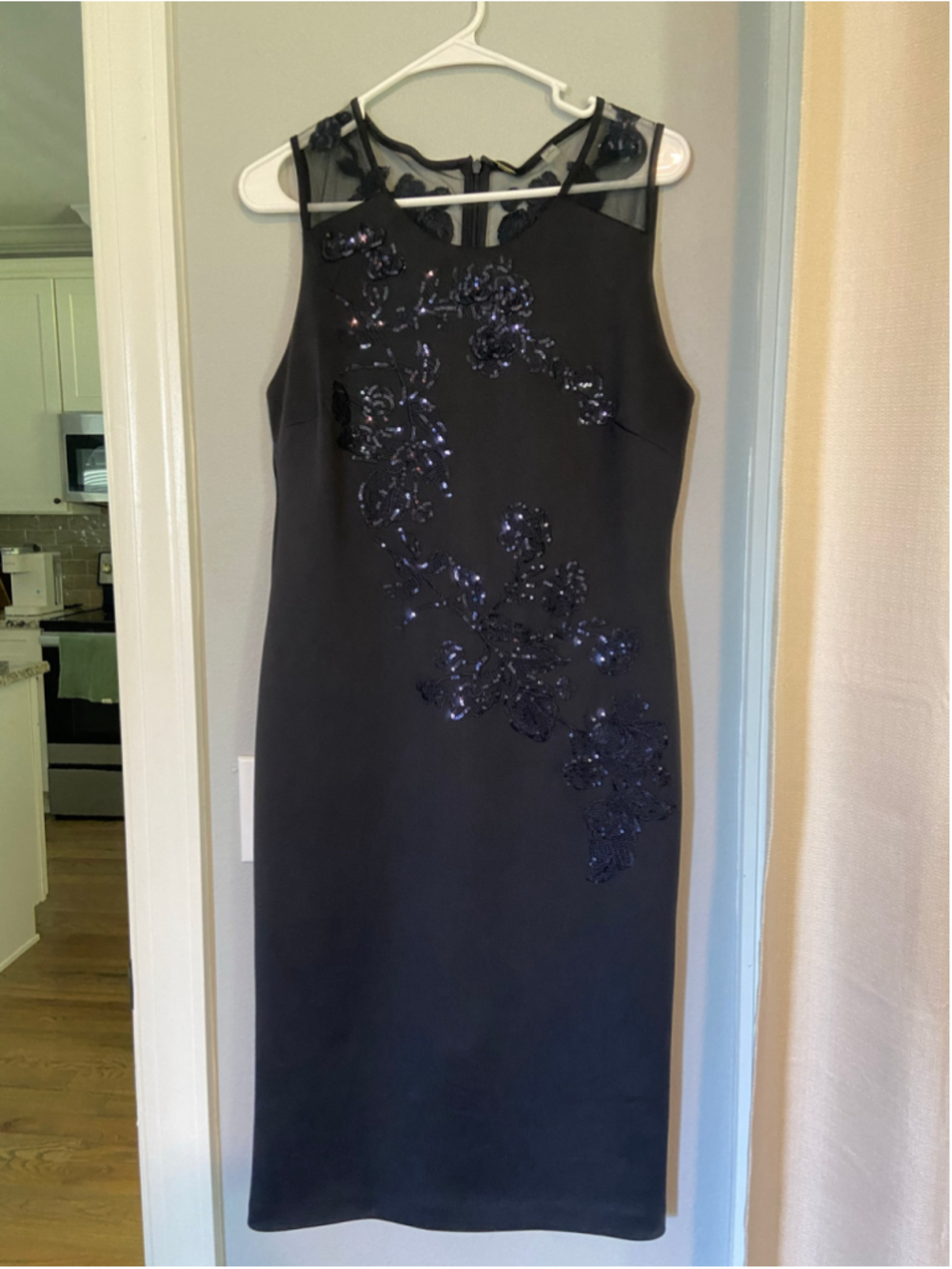 Tahari black sleeveless dress, Size 10